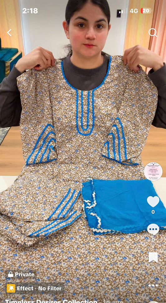 Cotton Printed Suit, C11