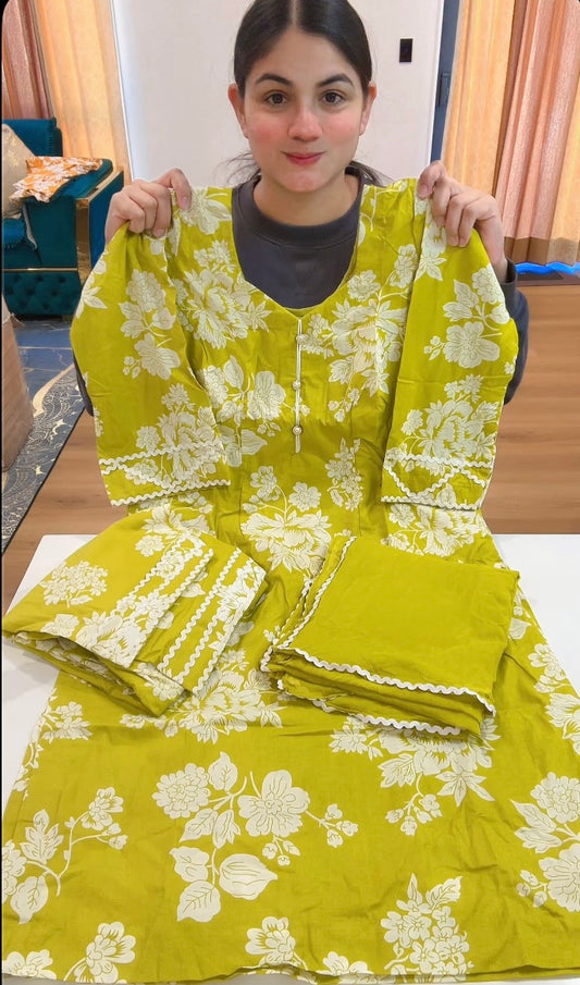 Cotton Printed Suit, C49