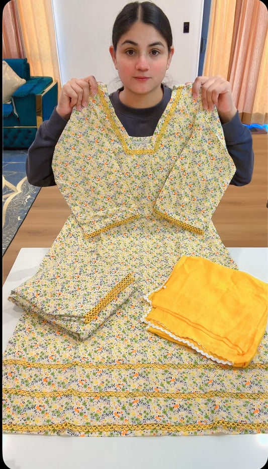 Cotton Printed Suit, C35