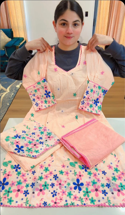 Cotton Printed Suit, C36