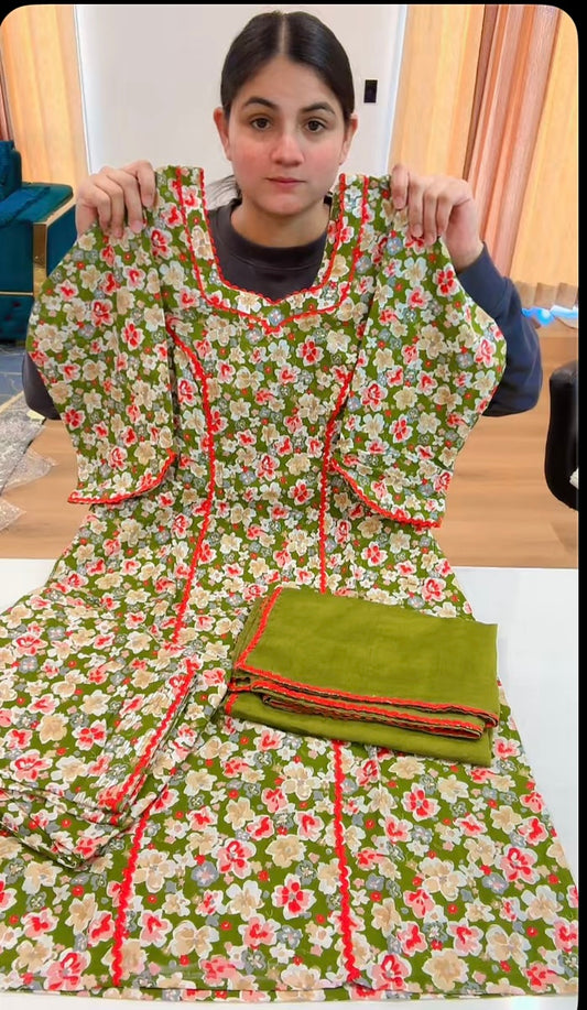 Cotton Printed Suit, C44