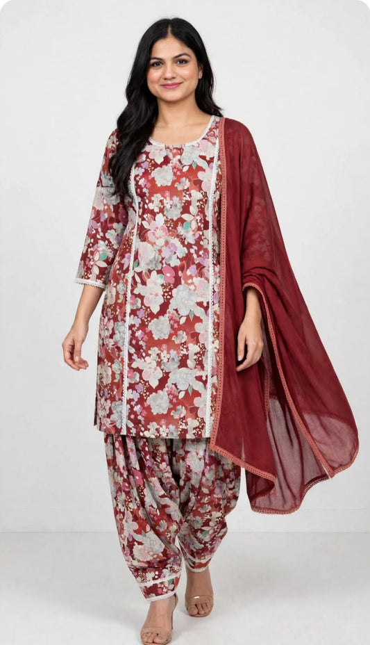 Cotton boutique stitched Salwar suit in premium quality (Code: 078)
