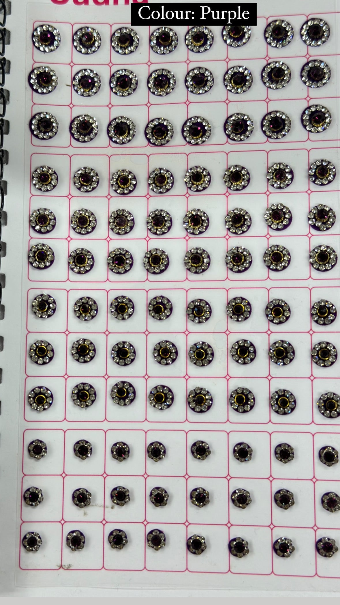 Double Stone Work Bindi