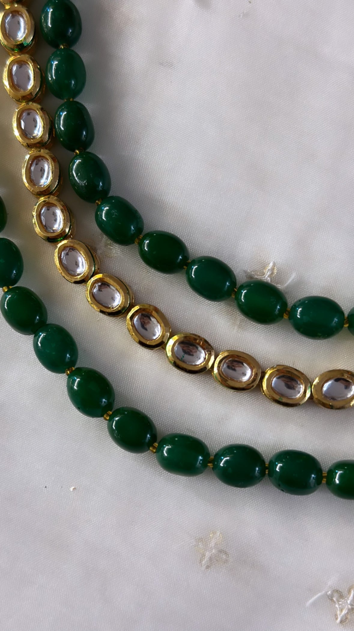 Kundan backside Meenakari , Sherwani Maala ( TD -3 )