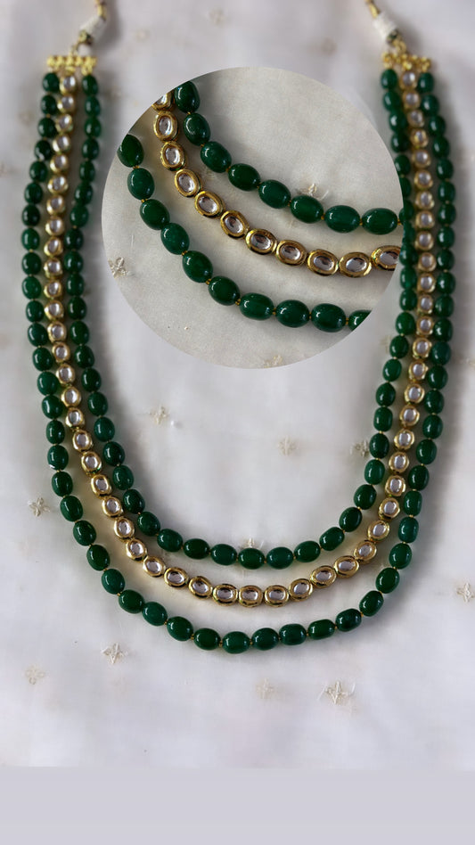 Kundan backside Meenakari , Sherwani Maala ( TD -3 )