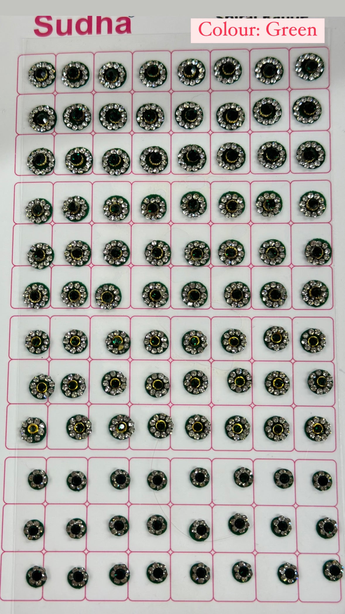 Double Stone Work Bindi