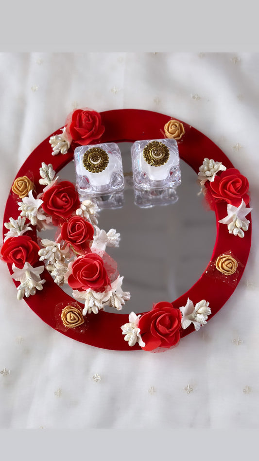 Ring Ceremony Plate ( TD -1 , Red )