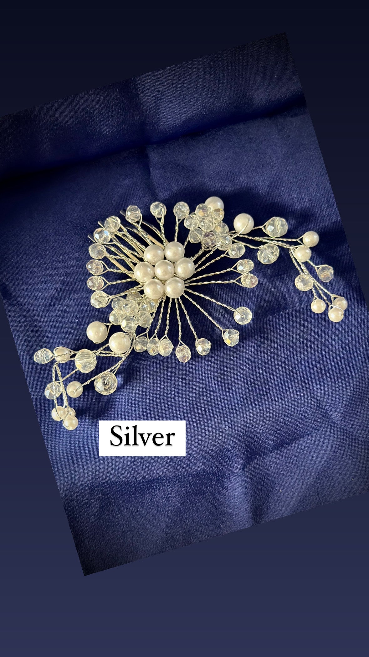 Silver Crystal Accessories (TD-5, Design 4)