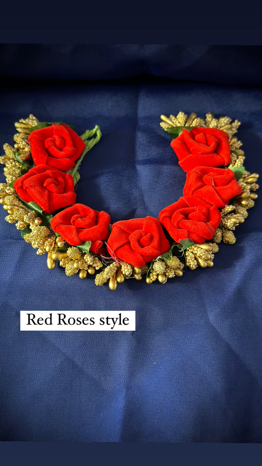 Rosy hair accessories