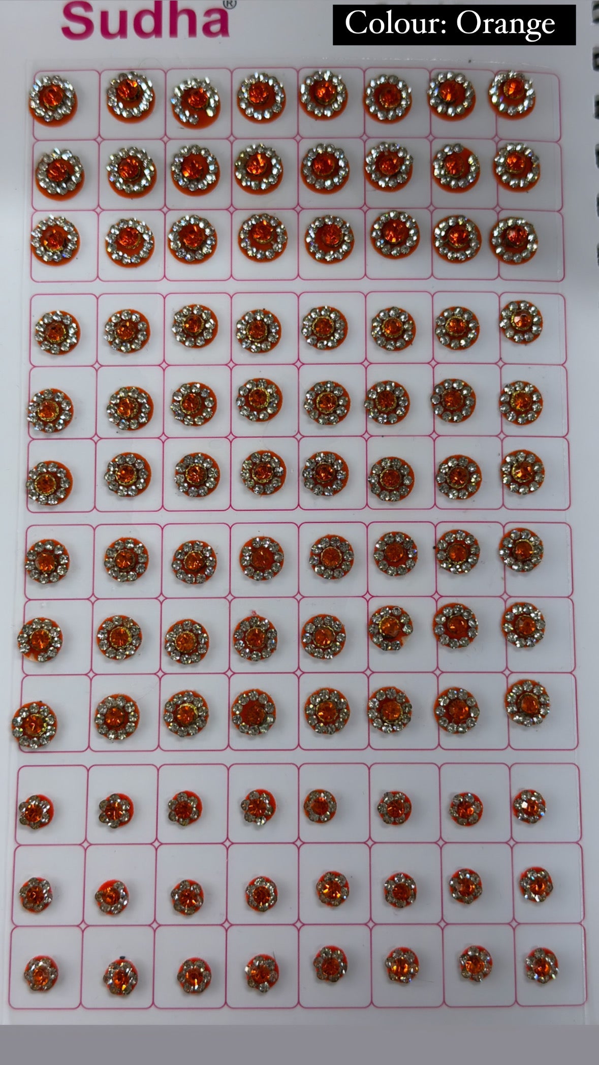 Double Stone Work Bindi